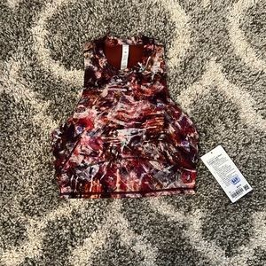 Everlux and mesh cropped tank